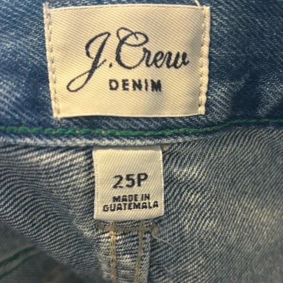 J. Crew Slouchy Boyfriend Jean Cotton Straight Leg Ankle 25P - Picture 13 of 13